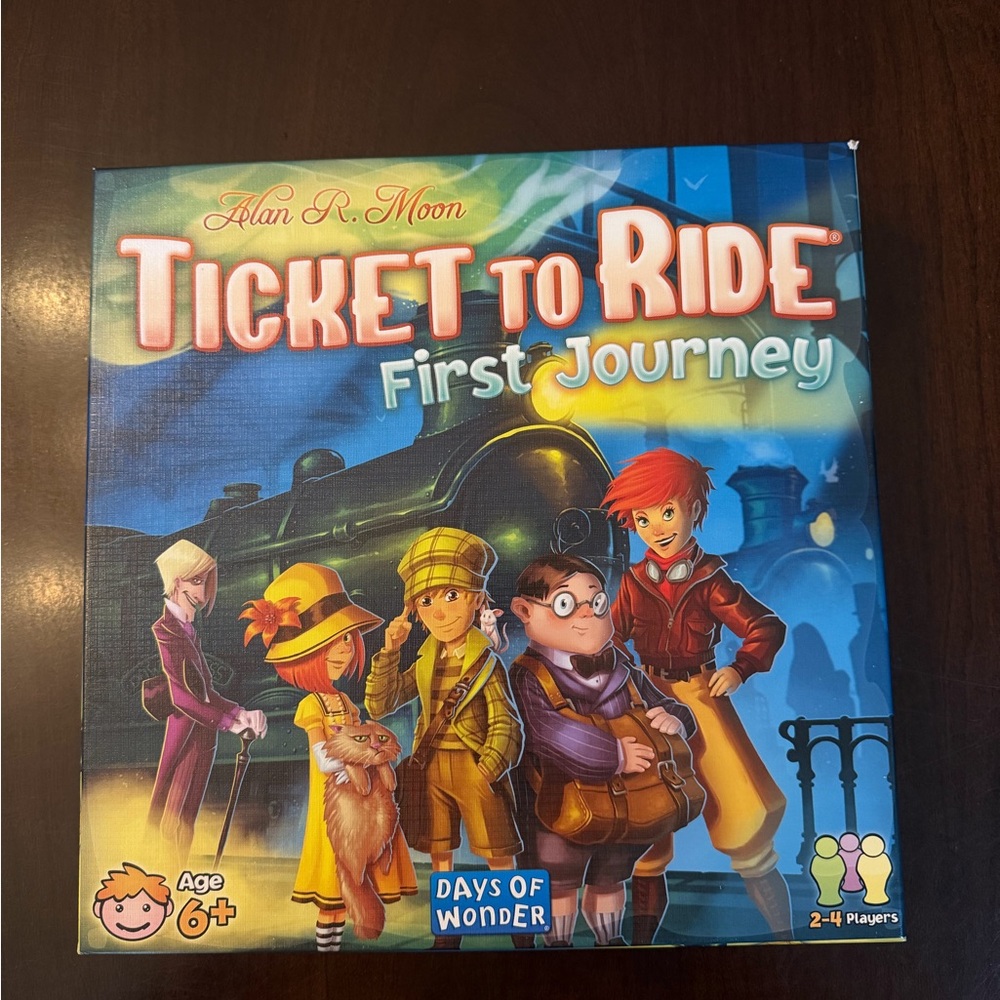 Ticket to Ride: First Journey Kids Board Game Like New